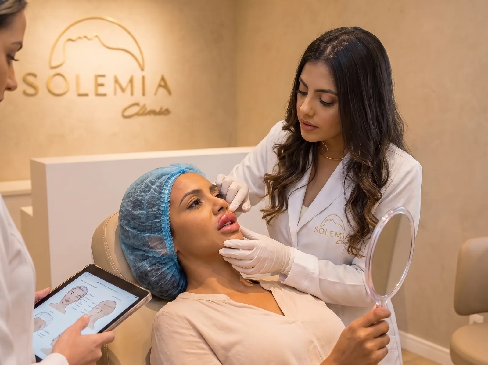 Avaliação facial criteriosa na Clínica Solemia